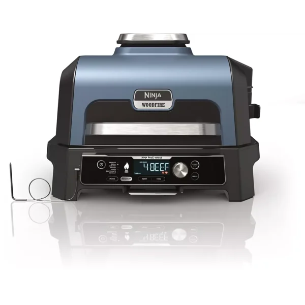 Barbecue électrique NINJA OG901EU Woodfire pro connect à poser, 44.5x26.5 cm