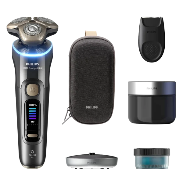 Philips i9000 Prestige Ultra Rasoir électrique 100 % étanche avec SkinIQ Pro