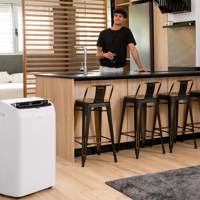 ForceClima 14800 Chauffage silencieux Climatiseur portable connecté de 14 000 BTU