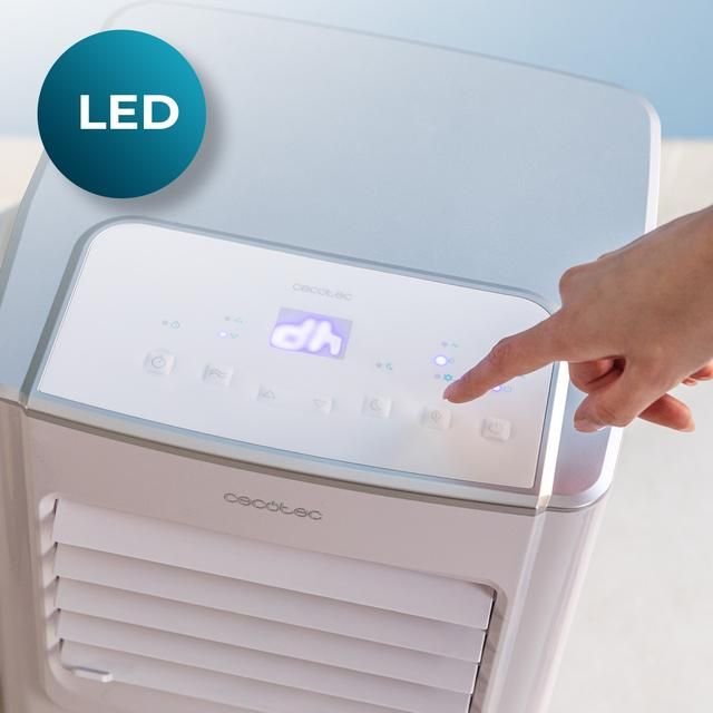 ForceClima 7100 Soundless Climatiseur portable 7000 BTU avec technologie Soundless qui offre un fonctionnement plus silencieux et une télécommande pour un confort total. – Image 4