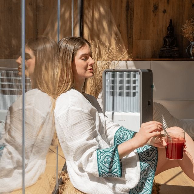 ForceClima 12650 Style Heating Climatiseur portatif de 12000 BTU avec pompe à chaleur pour une utilisation tout au long de l'année, télécommande et contrôle tactile pour un confort total. – Image 7