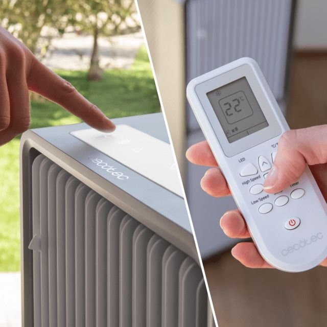 ForceClima 12650 Style Heating Climatiseur portatif de 12000 BTU avec pompe à chaleur pour une utilisation tout au long de l'année, télécommande et contrôle tactile pour un confort total. – Image 4